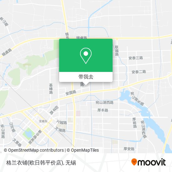 格兰衣铺(欧日韩平价店)地图