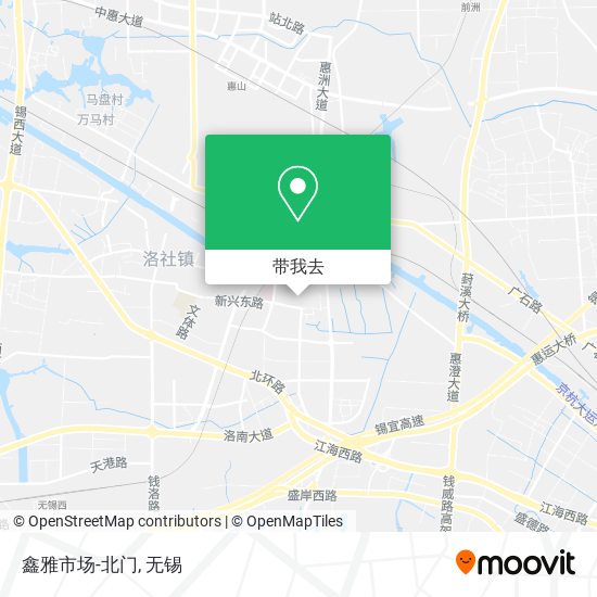 鑫雅市场-北门地图