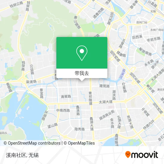 溪南社区地图