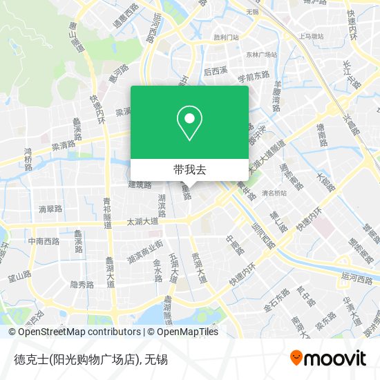 德克士(阳光购物广场店)地图