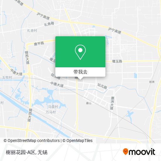 榭丽花园-A区地图