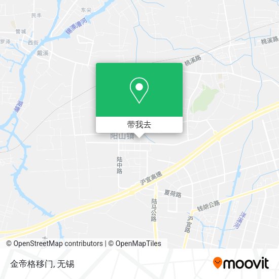 金帝格移门地图