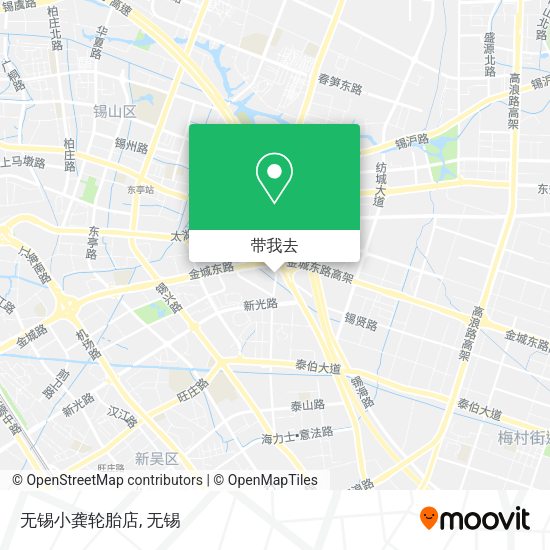 无锡小龚轮胎店地图