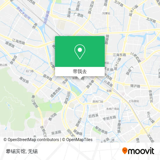 攀锡宾馆地图