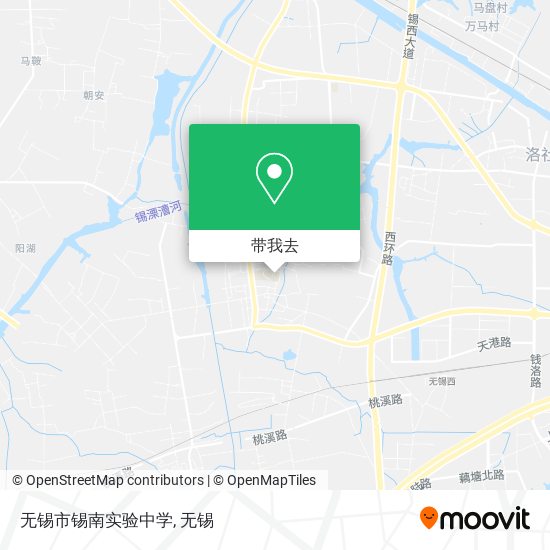 无锡市锡南实验中学地图