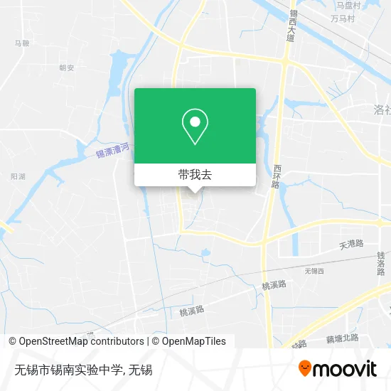 无锡市锡南实验中学地图