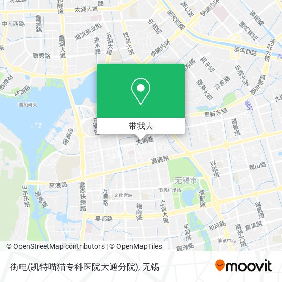 街电(凯特喵猫专科医院大通分院)地图