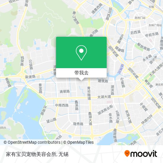 家有宝贝宠物美容会所地图