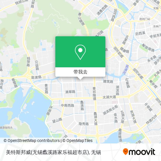 美特斯邦威(无锡蠡溪路家乐福超市店)地图