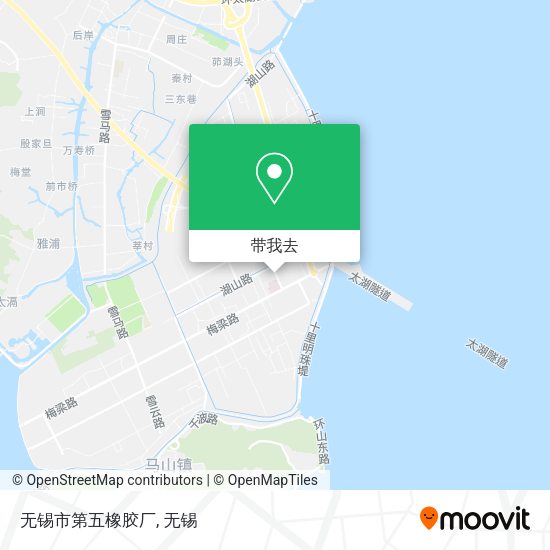 无锡市第五橡胶厂地图