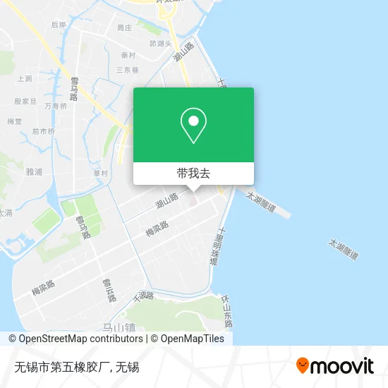 无锡市第五橡胶厂地图
