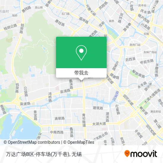 万达广场B区-停车场(万千巷)地图