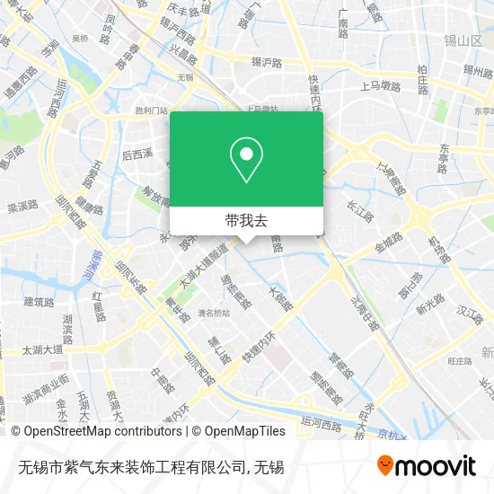 无锡市紫气东来装饰工程有限公司地图