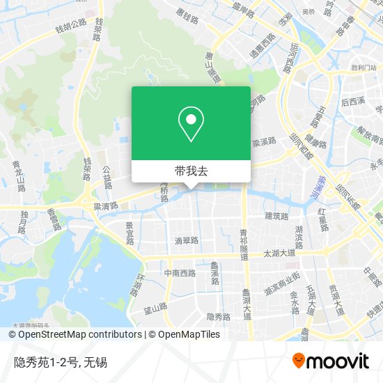 隐秀苑1-2号地图