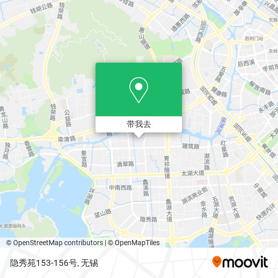 隐秀苑153-156号地图