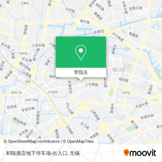 和颐酒店地下停车场-出入口地图
