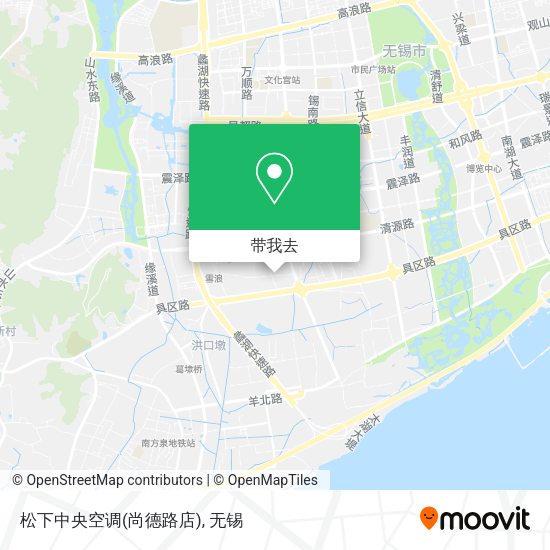 松下中央空调(尚德路店)地图
