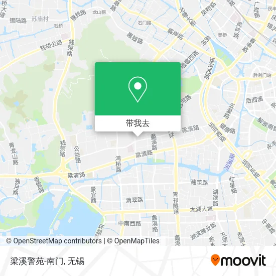 梁溪警苑-南门地图