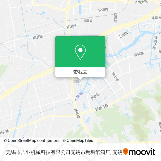 无锡市吉业机械科技有限公司无锡市稍塘纸箱厂地图