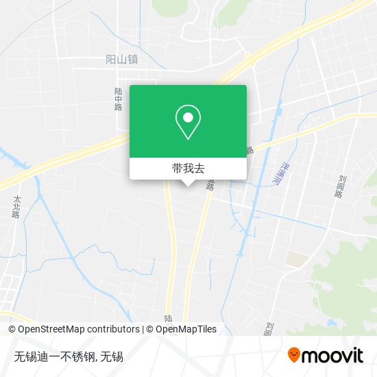 无锡迪一不锈钢地图
