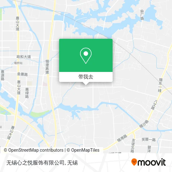 无锡心之悦服饰有限公司地图
