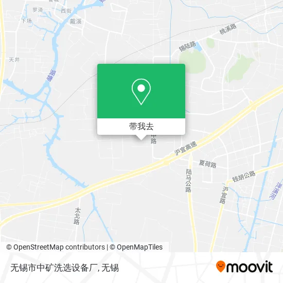 无锡市中矿洗选设备厂地图