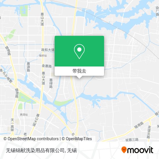 无锡锦献洗染用品有限公司地图
