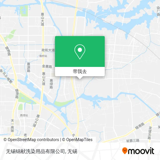 无锡锦献洗染用品有限公司地图