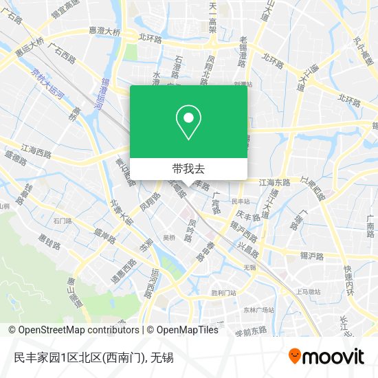 民丰家园1区北区(西南门)地图