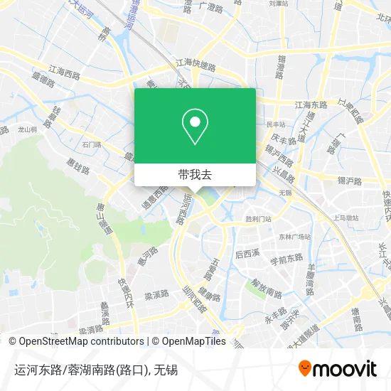 运河东路/蓉湖南路(路口)地图