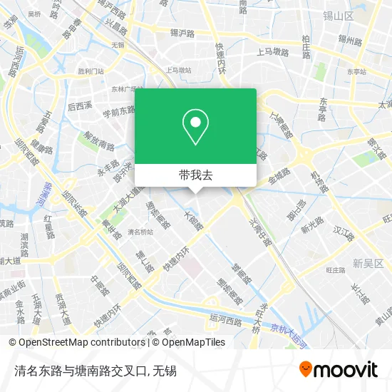 清名东路与塘南路交叉口地图