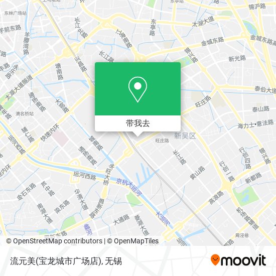 流元美(宝龙城市广场店)地图