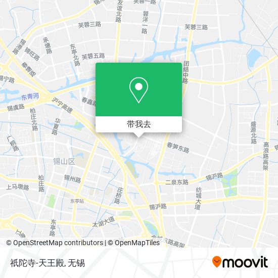 祇陀寺-天王殿地图