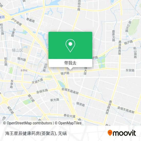 海王星辰健康药房(荟聚店)地图