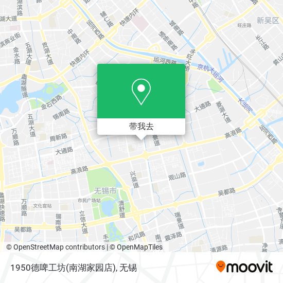 1950德啤工坊(南湖家园店)地图