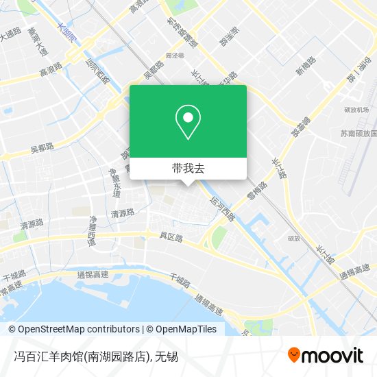 冯百汇羊肉馆(南湖园路店)地图