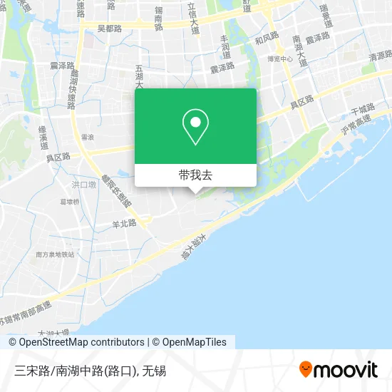 三宋路/南湖中路(路口)地图