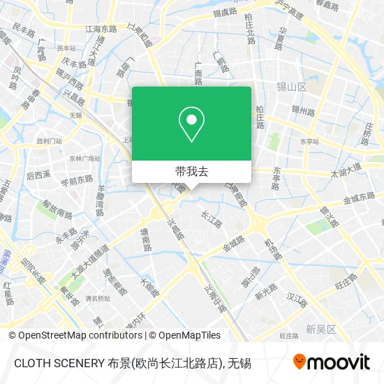 CLOTH SCENERY 布景(欧尚长江北路店)地图