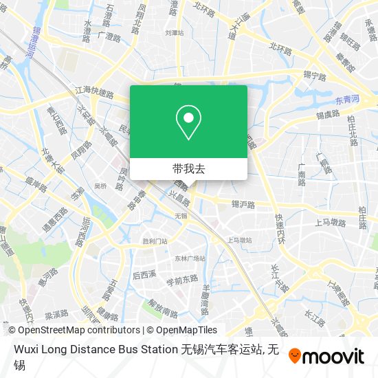Wuxi Long Distance Bus Station 无锡汽车客运站地图
