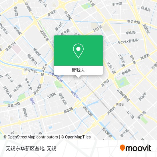 无锡东华新区基地地图