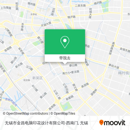 无锡市金昌电脑印花设计有限公司-西南门地图