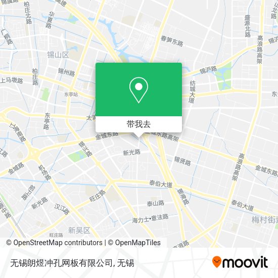 无锡朗煜冲孔网板有限公司地图