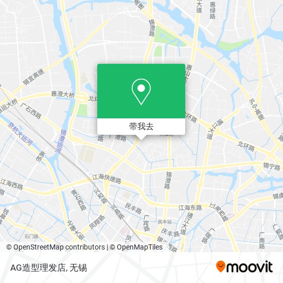 AG造型理发店地图