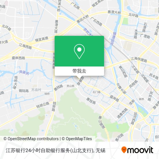 江苏银行24小时自助银行服务(山北支行)地图