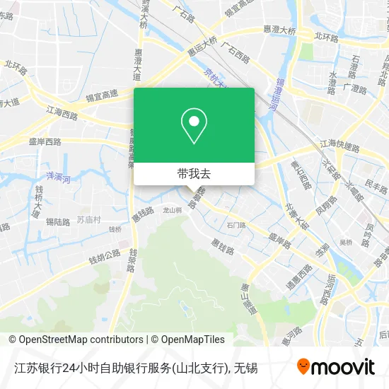 江苏银行24小时自助银行服务(山北支行)地图