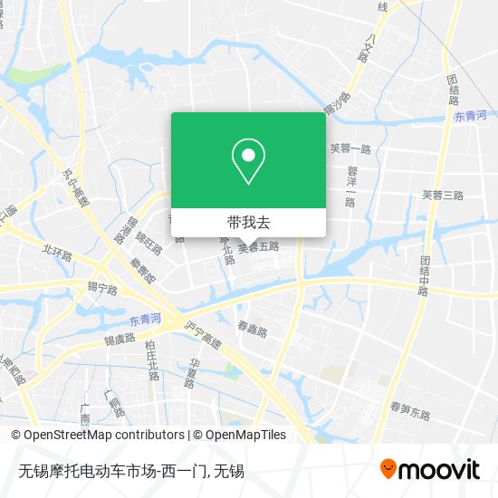 无锡摩托电动车市场-西一门地图