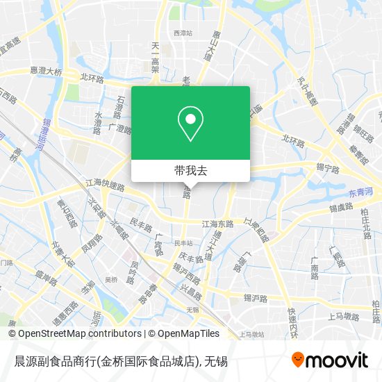 晨源副食品商行(金桥国际食品城店)地图
