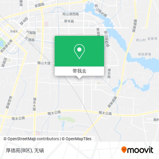 厚德苑(B区)地图