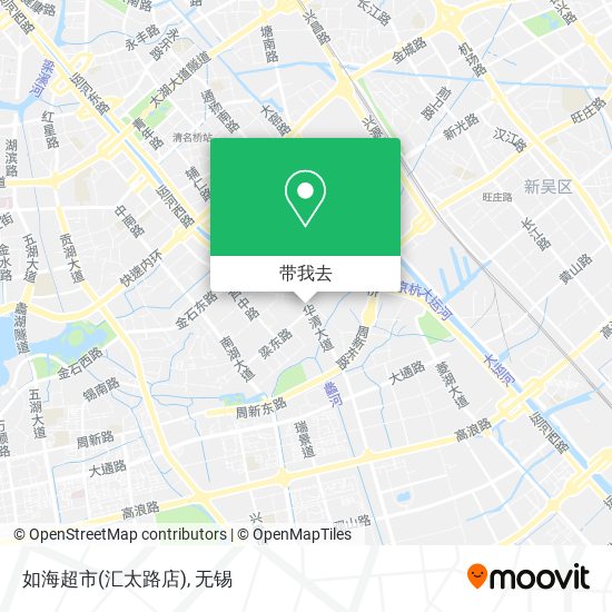 如海超市(汇太路店)地图