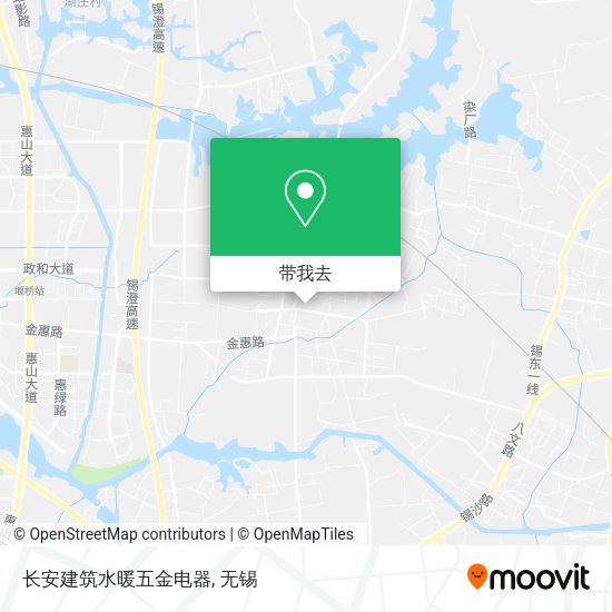 长安建筑水暖五金电器地图